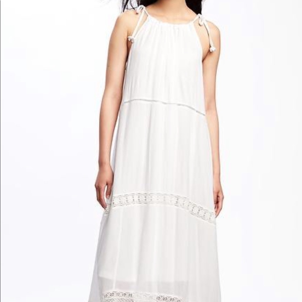 White cotton Sundress